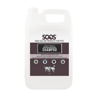 Soos Pets, Extra Strength Mineral Enriched Shampoo