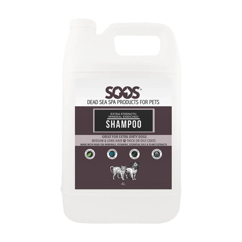 Soos Pets, Extra Strength Mineral Enriched Shampoo image number null