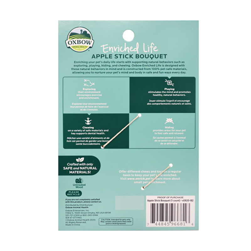 Oxbow, Enriched Life, Apple Stick Bouquet image number null