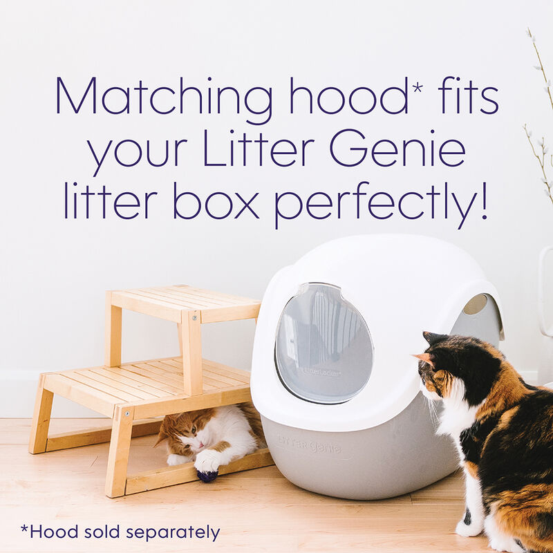 Litter Genie, Cat Litter Box With Scoop, Grey image number null