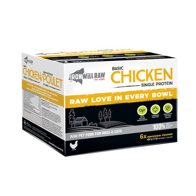 Iron Will Raw, Basic, Chicken - 2.72 kg