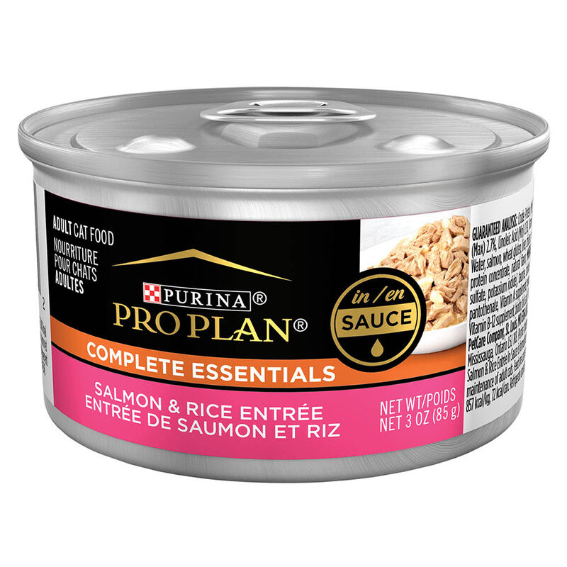 Pro Plan Wet Cat Complete Essentials Salmon & Rice EntrÃ©e 85g image number null