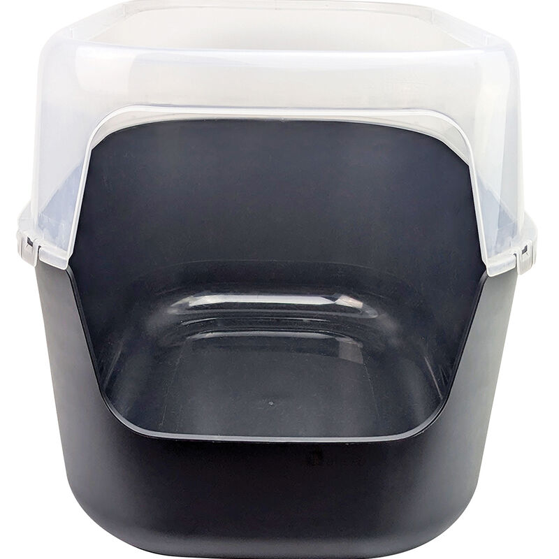 BeOneBreed, Luxury Litter Box w/ Bamboo Top - Large - Black image number null