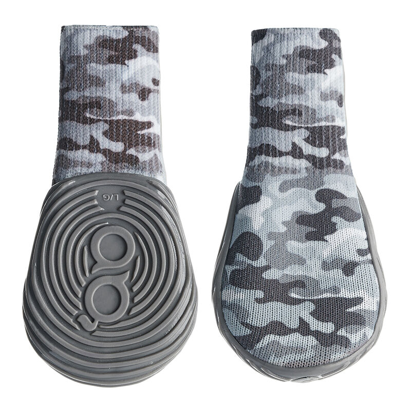 Goo-eez,  Printed Dog Boots - Camo/Grey - 2 pack image number null
