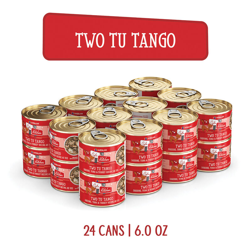 Weruva, Can Feline - Two Tu Tango - Sardine,Tuna&Trky-170g - Minced - Wet Cat Food image number null