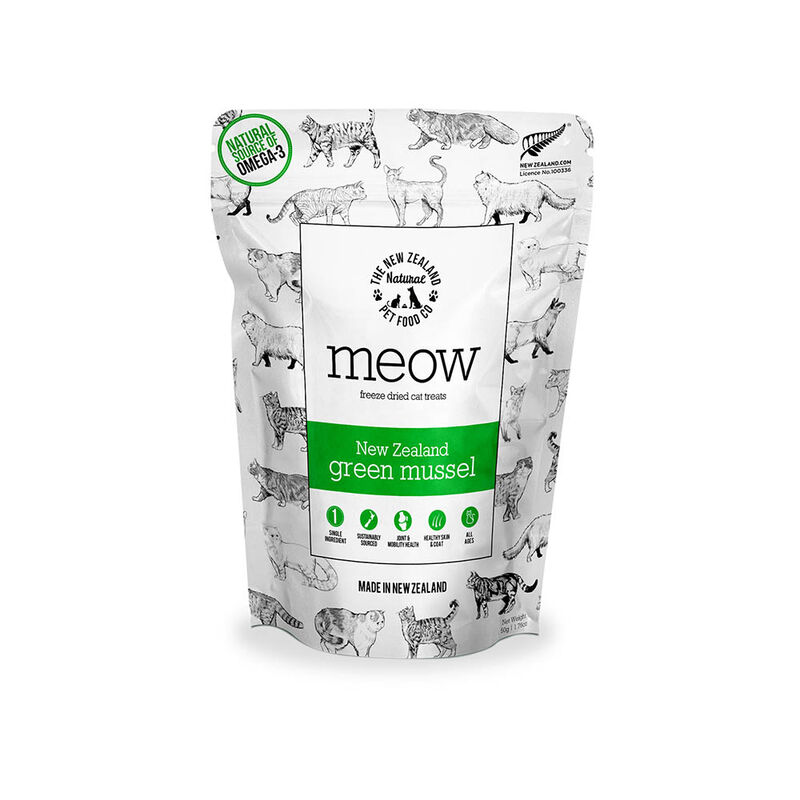 The New Zealand Natural Pet Food Co., Meow, New Zealand Green Mussel image number null