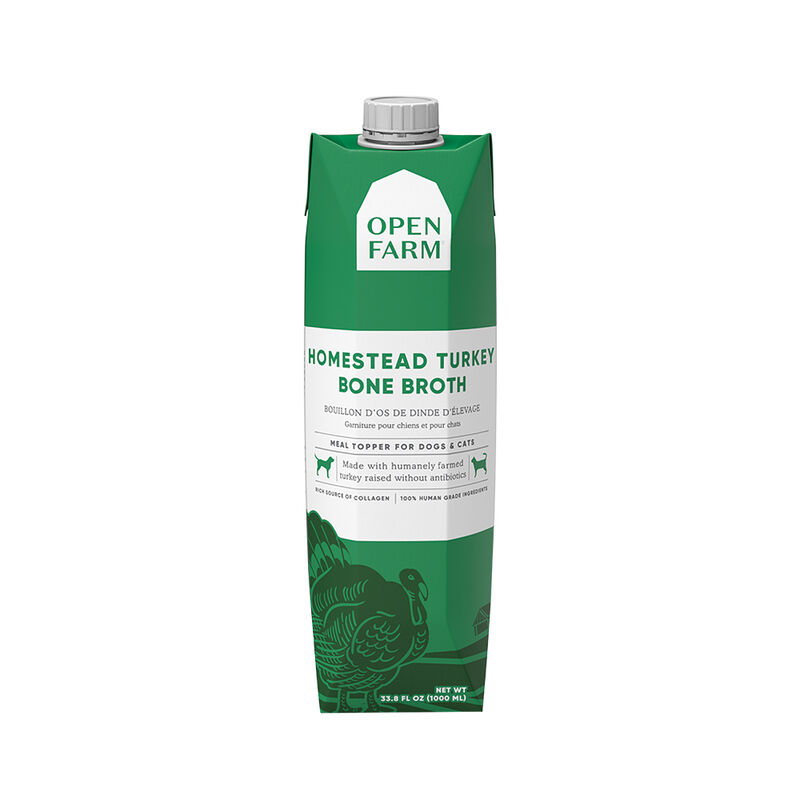 Open Farm, Tetra, Adult - Homestead Turkey Bone Broth - 1000ml - Wet Dog Food image number null