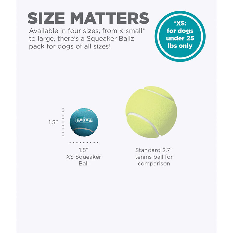 Outward Hound, Squeaker Ballz - 8 pk - X-Small image number null