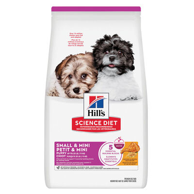 Science Diet, Small & Mini Puppy Chicken & Brown Rice Recipe - Dry Dog Food