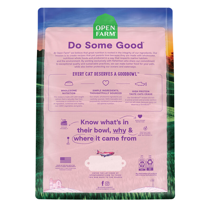 Open Farm, GoodBowl - Salmon & Brown Rice - Dry Cat Food image number null