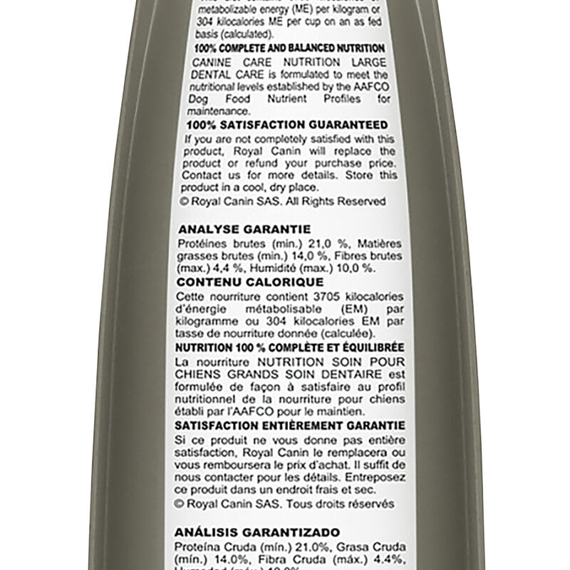 Royal Canin, Canine Care Nutrition Dental Large Dog Food - Dry Dog Food image number null