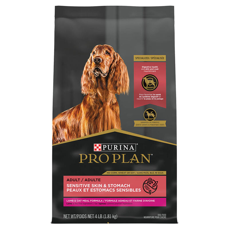 Purina Pro Plan Specialized Sensitive Skin & Stomach Adult, Lamb & Oat Meal Dry Dog Food 7.26kg image number null