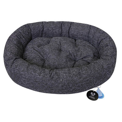 Peppy Buddies, Oval Pet Bed - Black