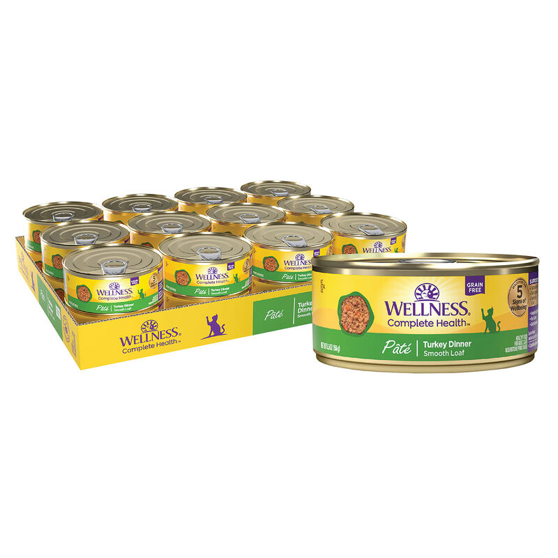 Wellness, Canned Cat Food, Complete Health, Turkey - Wet Cat Food image number null