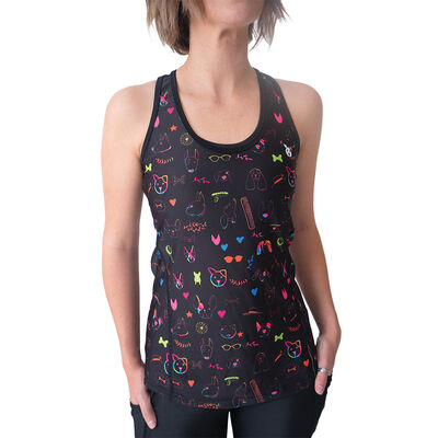 Loyalty Pet Products, "Ruff Life" Tank Top w/ FuRResist - Multi