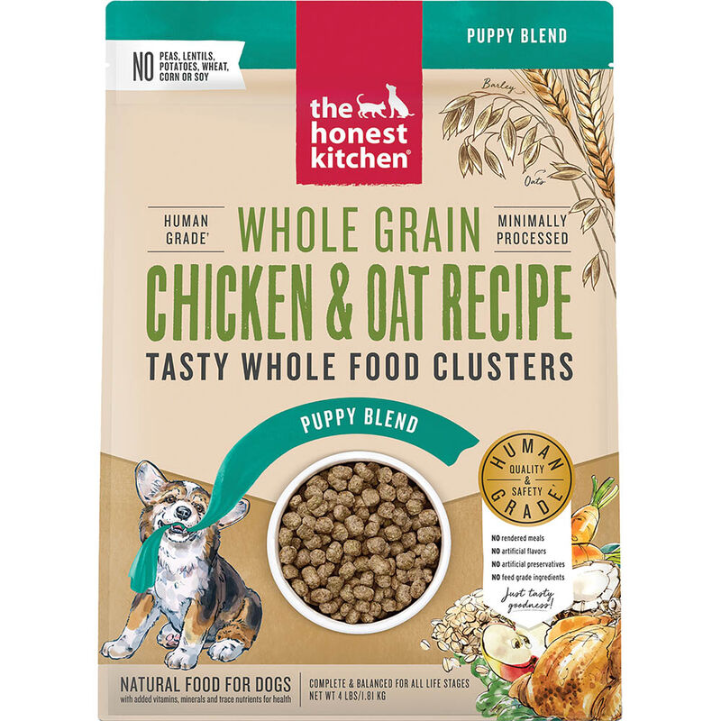 The Honest Kitchen, Puppy, Whole Food Clusters, Whole Grain Chicken & Oat Recipe - Dry Dog Food image number null