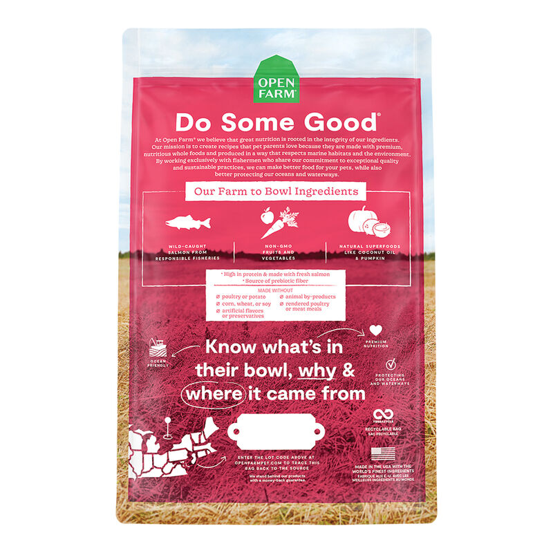 Open Farm, Wild Salmon - 1.81 kg - Dry Dog Food image number null