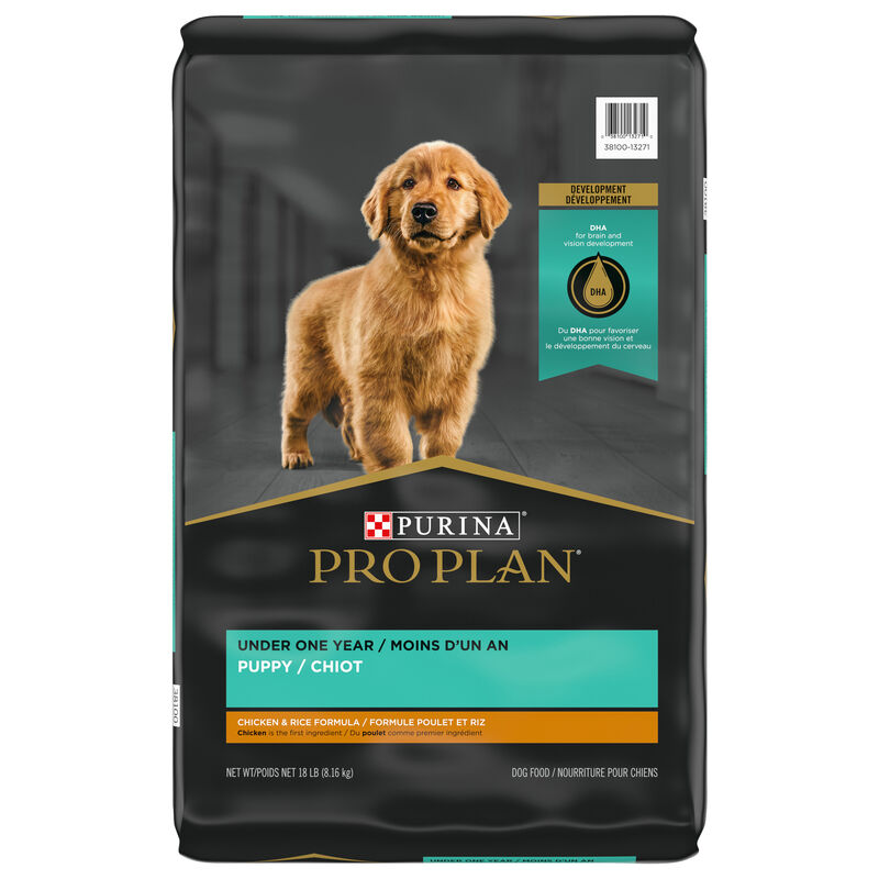 Purina Pro Plan Development Under One Year Puppy, Chicken & Rice Dry Dog Food Formula image number null
