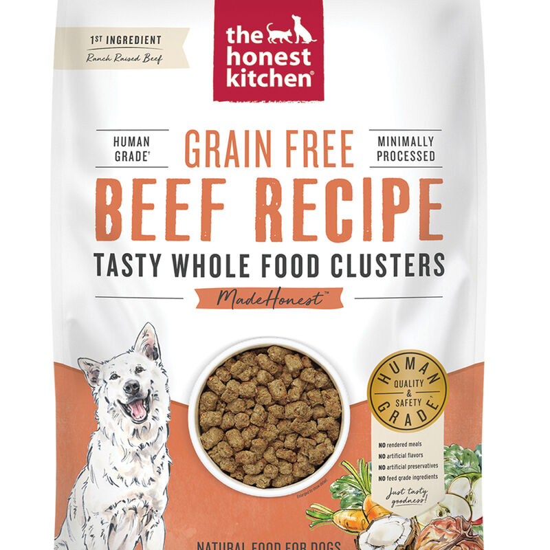 The Honest Kitchen, Grain Free Whole Food Clusters - Beef - Dry Dog Food image number null