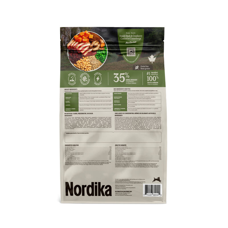 Nordika, Duck Natural - Dry Dog Food image number null