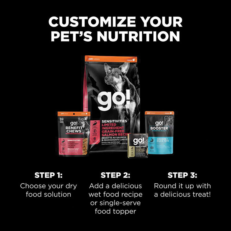 Go! Solutions,Benefit Chews - Sensitivities Limited Ingredient Salmon Dog Treats - 170 g image number null