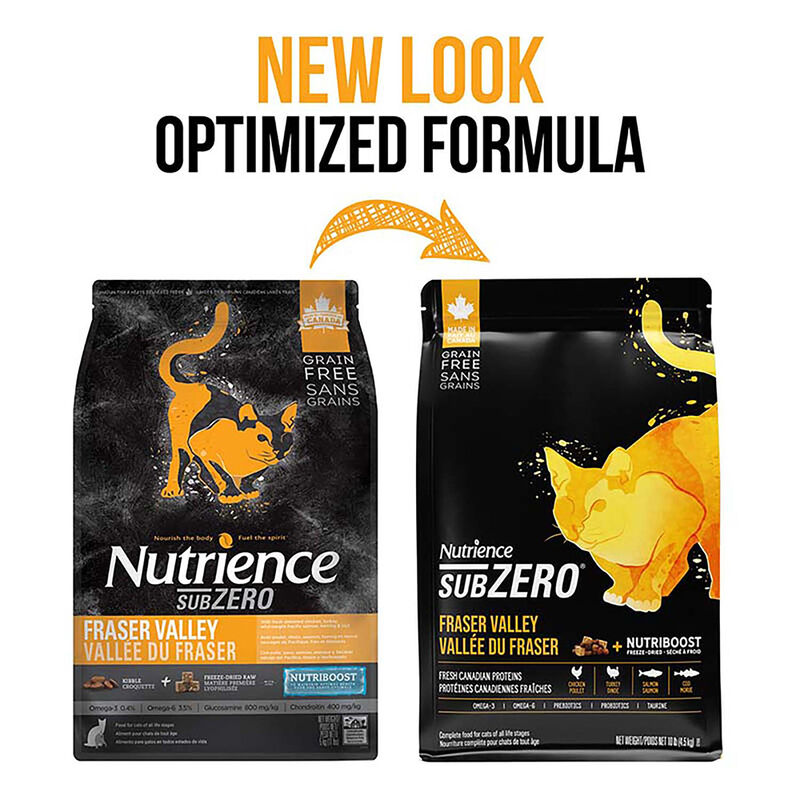 Nutrience, Adult Feline - SubZero Grain Free - Fraser Valley - Dry Cat Food image number null