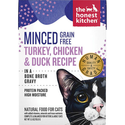 The Honest Kitchen, Grain Free Chicken & Duck in Bone Broth Gravy - Wet Cat Food
