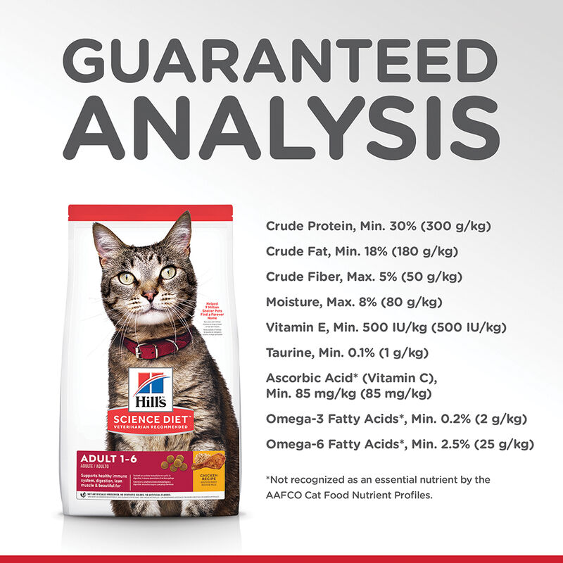 Science Diet, Adult Chicken Recipe Dry Cat Food - Dry Cat Food image number null