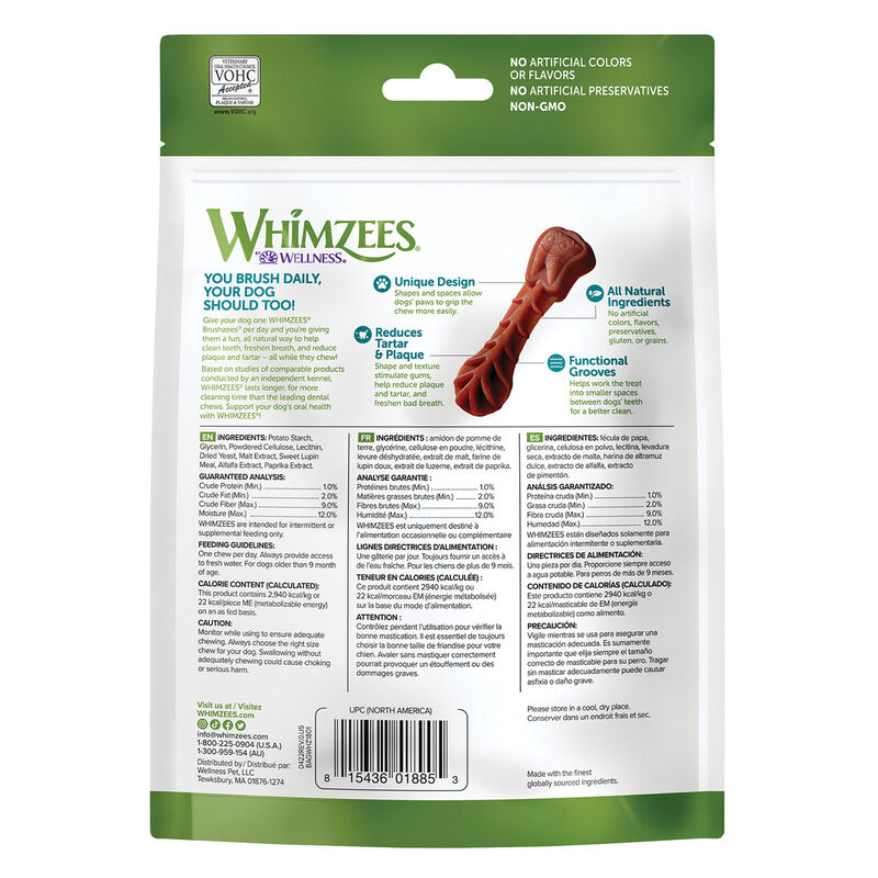 Whimzees, Daily Dental - 7.4 oz - 28 pc image number null