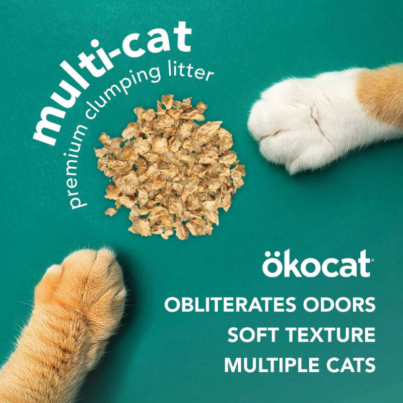 Okocat Natural Wood Multi-Cat Litter image number null