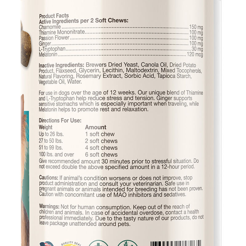 NaturVet, Quiet Moments with Melatonin - 60ct image number null
