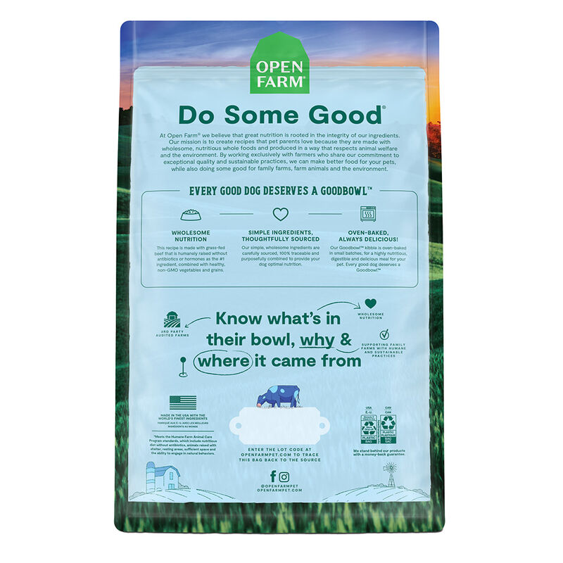 Open Farm, GoodBowl - Grass-Fed Beef & Brown Rice - Dry Dog Food image number null