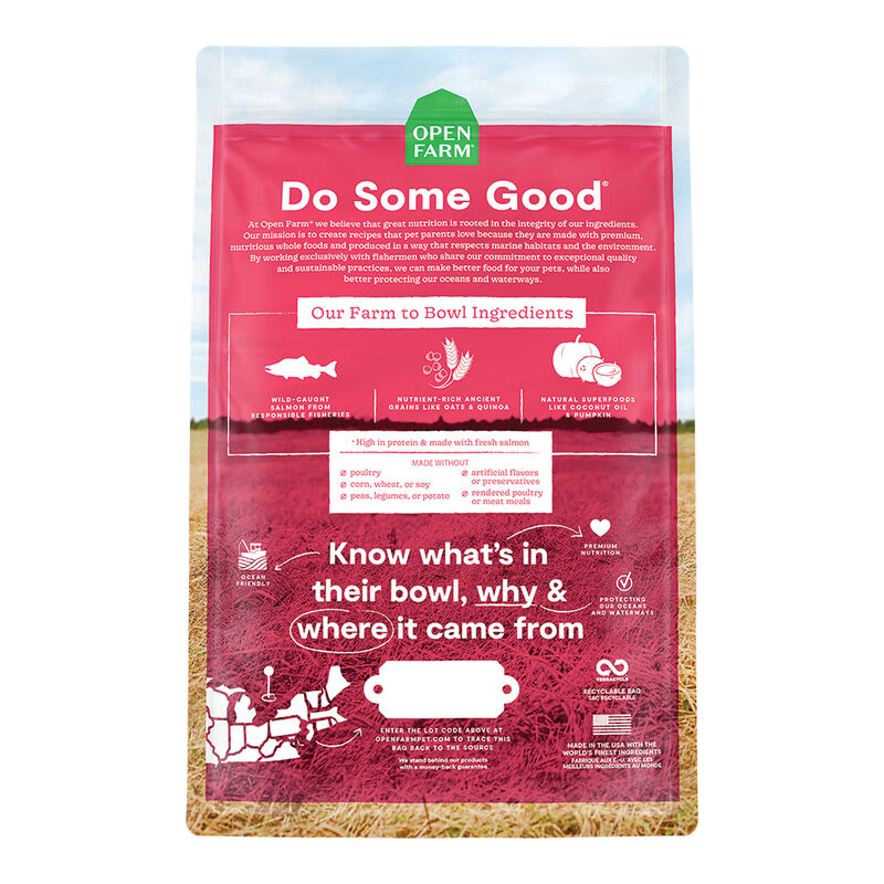 Open Farm, Wild Salmon & Ancient Grains Adult Dog Dry Food - Dry Dog Food image number null