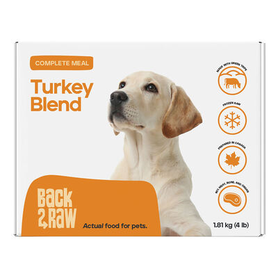 Back2Raw, Complete - Turkey Blend - 1.81 kg - 4 x 1 lb