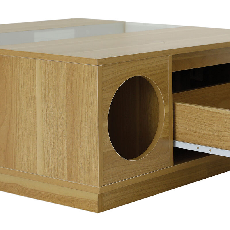 4 Cats & Dogs Home Furnishing Inc., Coco Coffee Table - Oak image number null