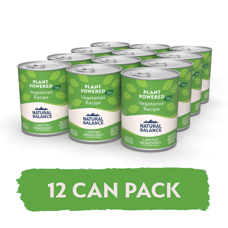 Natural Balance, Vegetarian Canned Dog Formula - 369 g - Wet Dog Food image number null