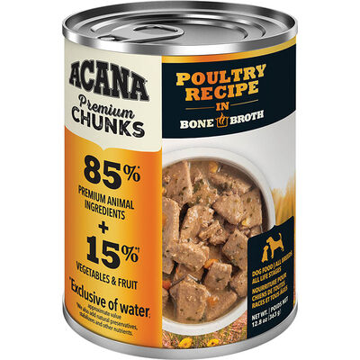 Acana, Can, Adult - Poultry Recipe in Bone Broth - 363 g - Wet Dog Food
