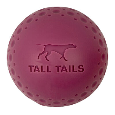 Tall Tails, Natural Rubber 4" GOAT Ball - Purple - Toss Dog Toy