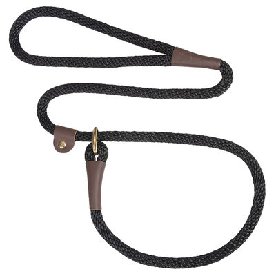Mendota, Slip Lead - Black - 1/2" Width