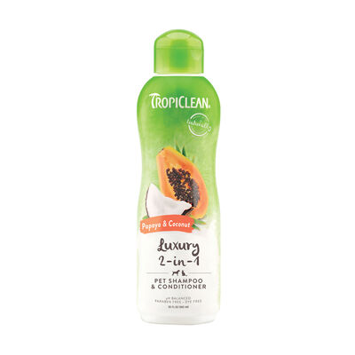 Tropiclean, Papaya & Coconut 2-in-1 Shampoo