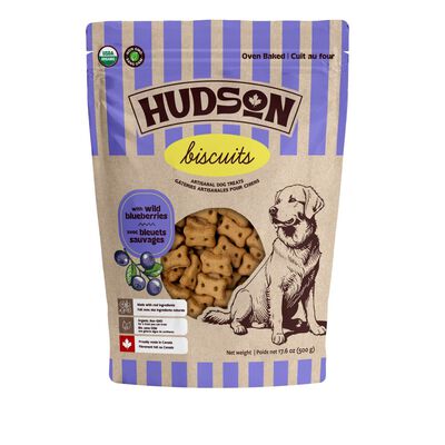 Hudson, Wild Blueberry - Dog Biscuit