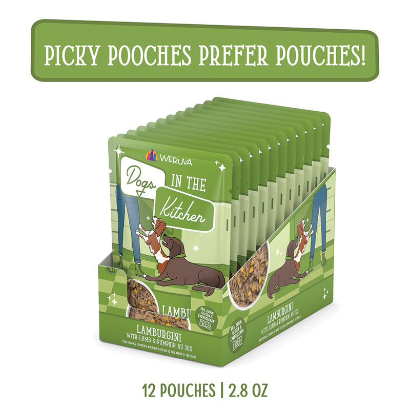 Weruva, Pouch, Adult - Lamburgini - 80 g - Minced - Wet Dog Food image number null
