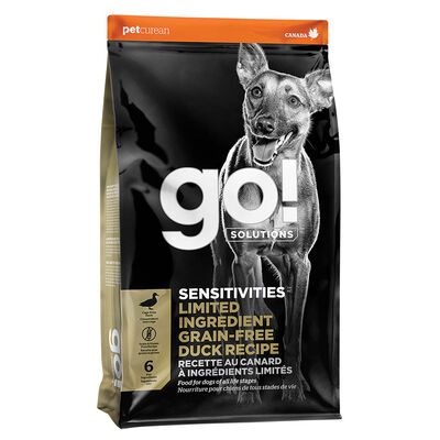 GO! SOLUTIONS, SENSITIVITIES Limited Ingredient Grain Free Duck Recipe for dogs - Dry Dog Food
