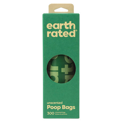 Earth Rated, PoopBags Unscented Refill Roll - 300 Ct