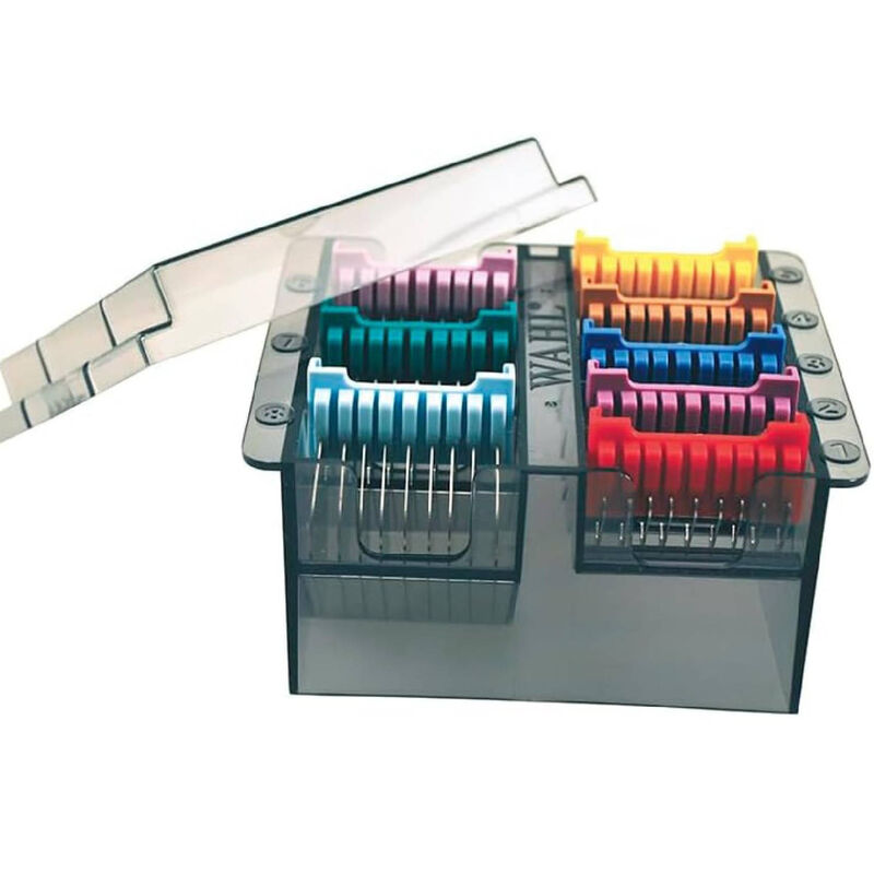 5-in-1 Stainless Steel Guide Comb Slide On Set-8pc image number null