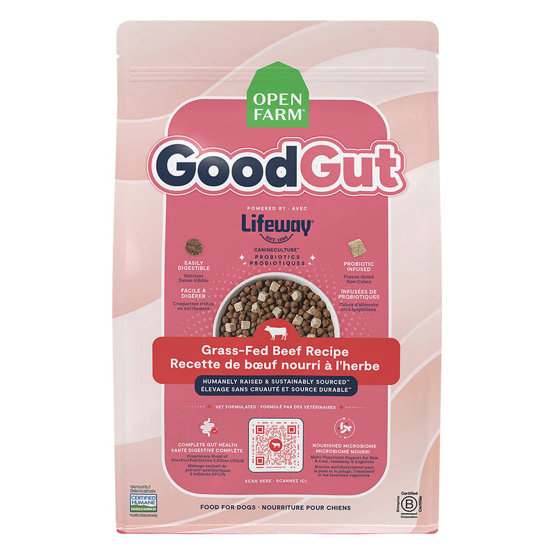 Open Farm, GoodGut Grass-Fed Beef Recipe - Dry Dog Food image number null