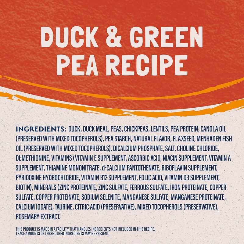 Natural Balance, Limited Ingredient Dry Cat Formula, Green Pea & Duck - Dry Cat Food image number null