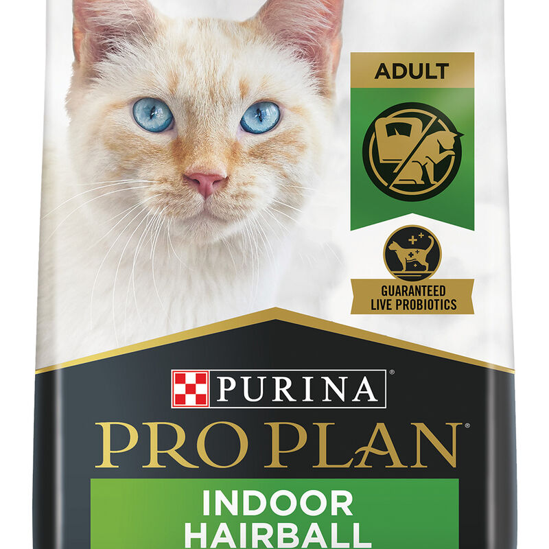 Pro Plan, Feline, Adult - Specialized Indoor Hairball Care - Salmon & Rice - Dry Cat Food image number null
