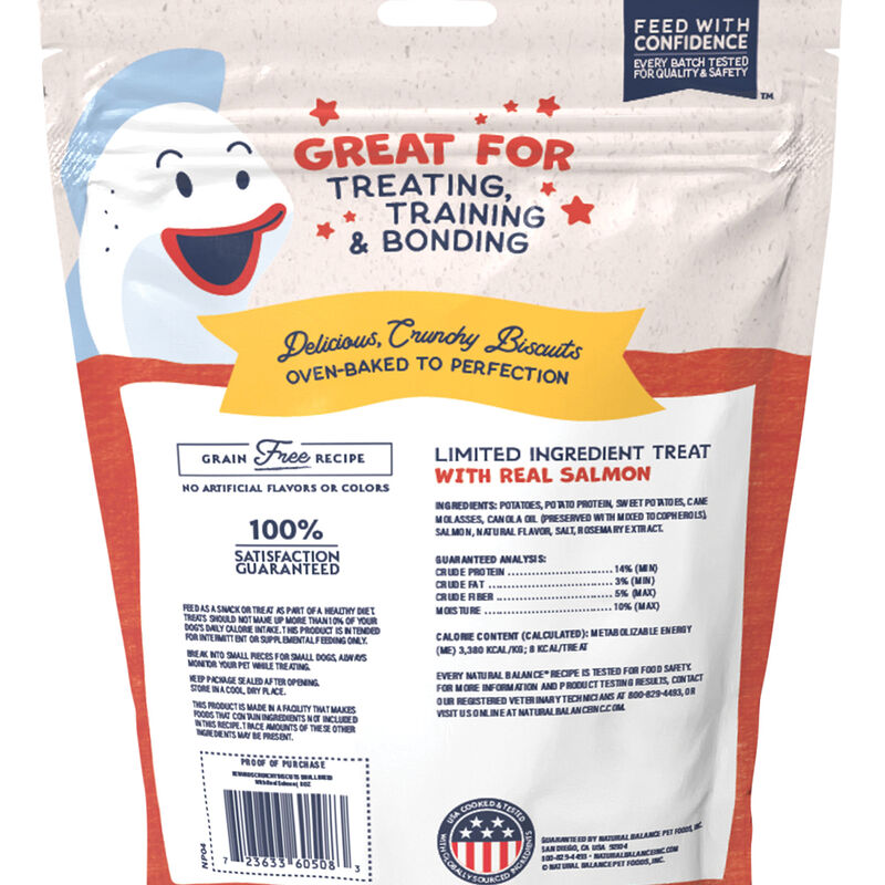 Natural Balance, Limited Ingredient Dog Treats Small Breed, Sweet Potato & Fish - Dog Biscuit image number null