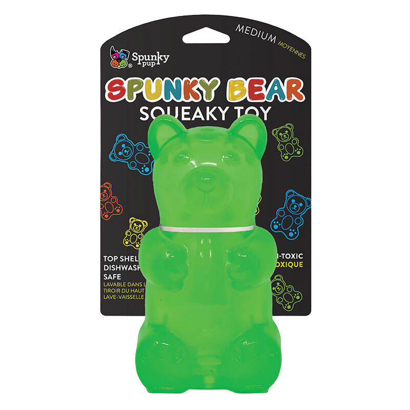 Spunky Pup, Spunky Bear - Squeaky Toy image number null